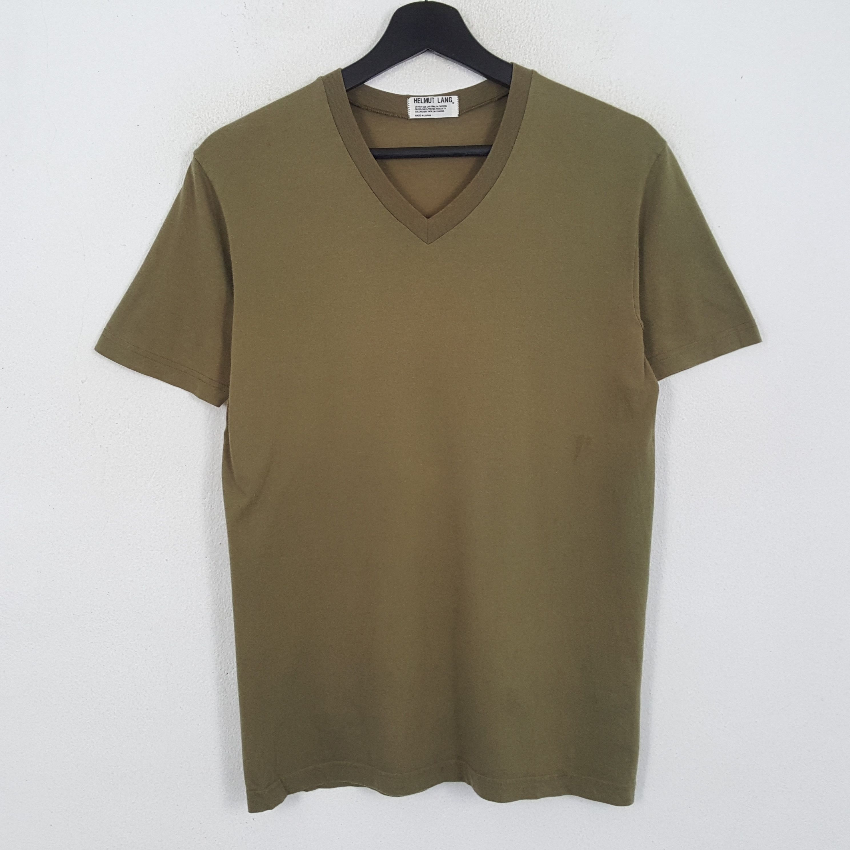 HELMUT LANG Designer Brand Plain Style Tshirt