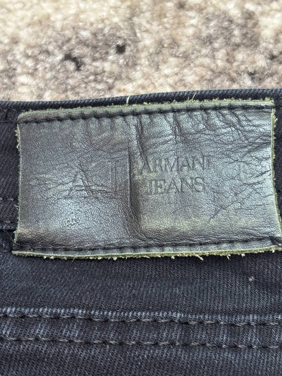 Armani Armani Jeans Black Skinny Distressed - Size 31 Size US 31 - 13 Thumbnail