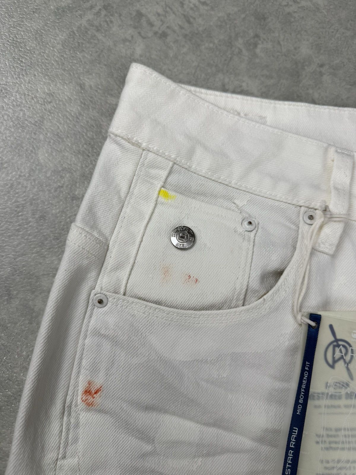 G-Star G-Star Raw Arc 3D Mid Boyfriend 7/8 Women’s Jeans Size 23 Size 23" - 7 Thumbnail