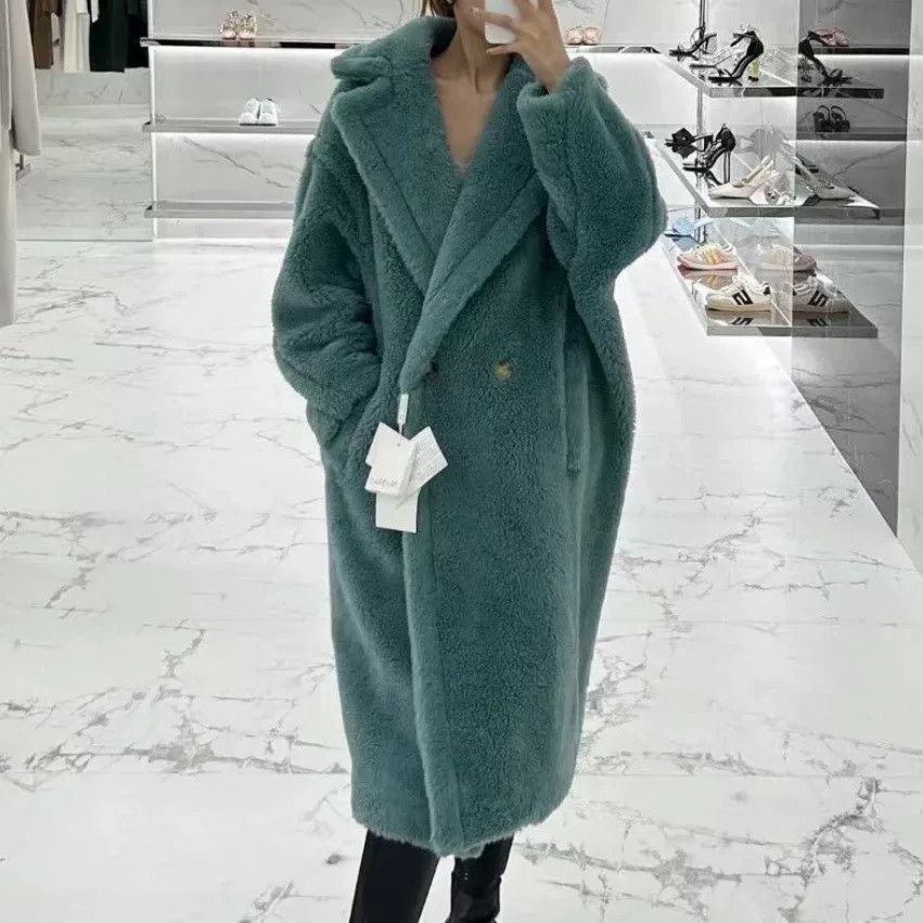 Max Mara MaxMara Green Teddy Coat XS Size US XS / EU 42 / 0 - 1 Thumbnail