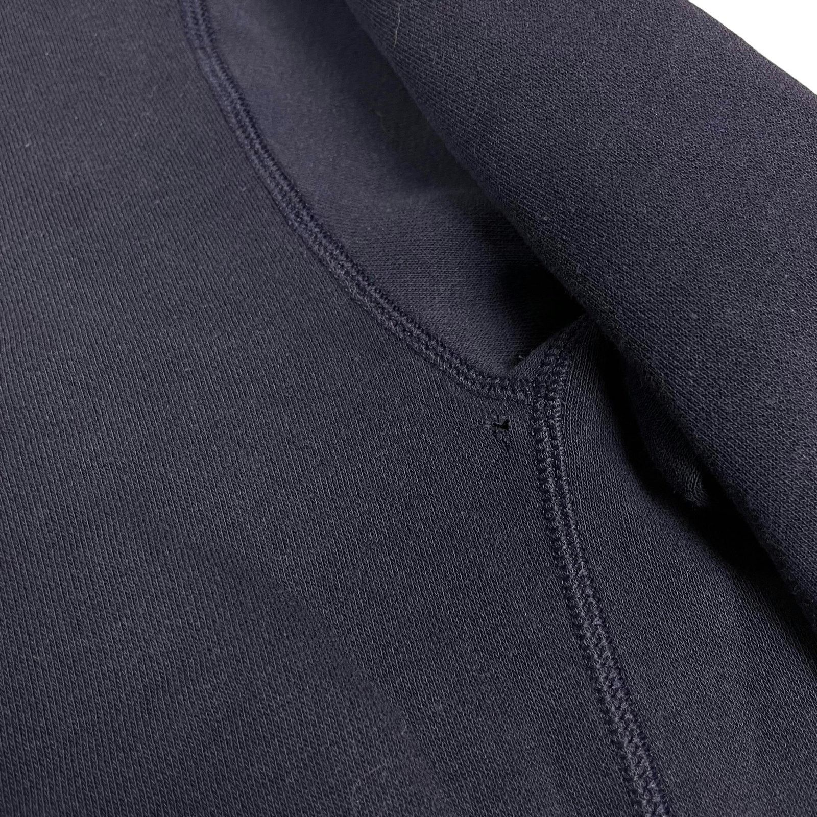 Nike × Vintage Nike Men's Navy Spellout Swoosh Fleece Pullover Sweatshirt Size US XS / EU 42 / 0 - 4 Thumbnail