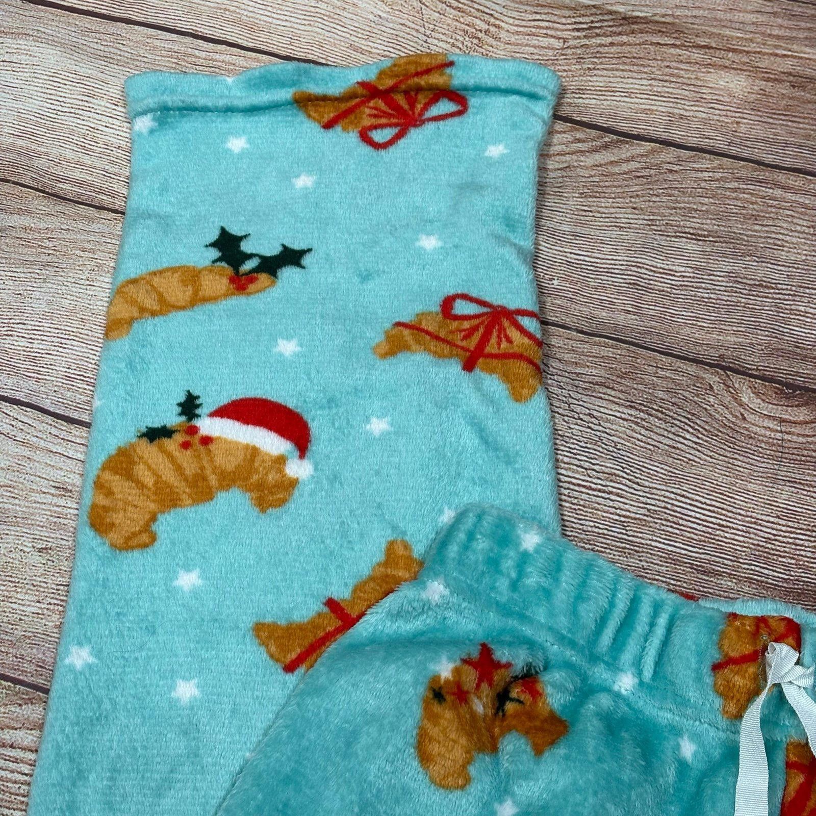Other Festive Holiday Print Pajama Pants Women’s Size Small Size ONE SIZE - 3 Thumbnail