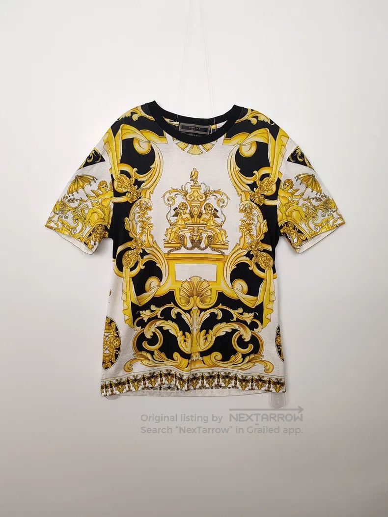 Versace Versace Baroque print short sleeves Size S / US 4 / IT 40 - 1 Thumbnail