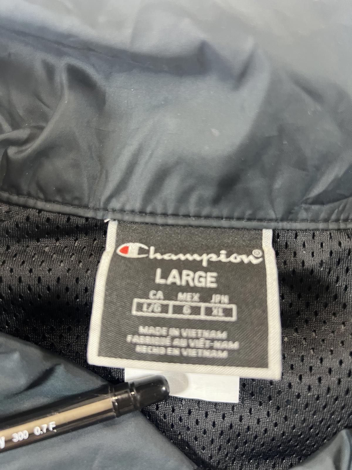 Champion Champion Black Coach Logo Tape Sleeves Women’s Crop Jacket L Size L / US 10 / IT 46 - 4 Thumbnail