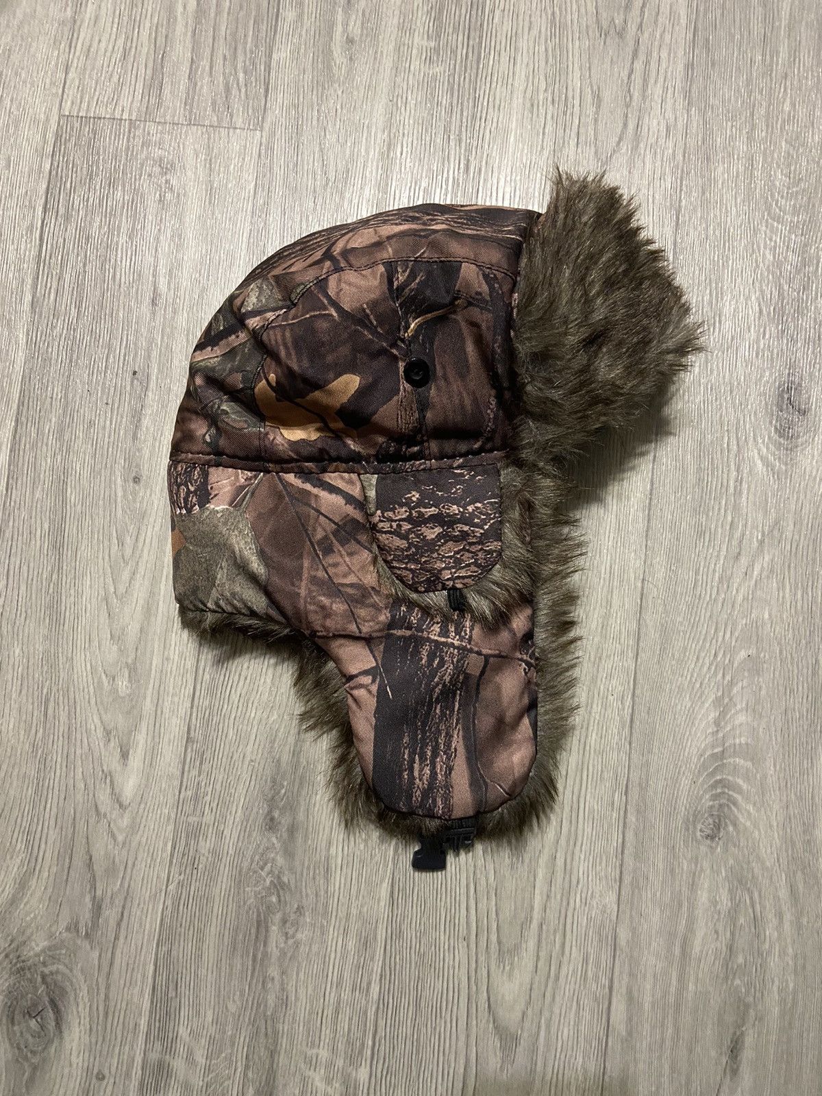 Japanese Brand Fur Trapper Hat Cap Vintage Outdoor life 90s Realtree Size ONE SIZE - 2 Thumbnail