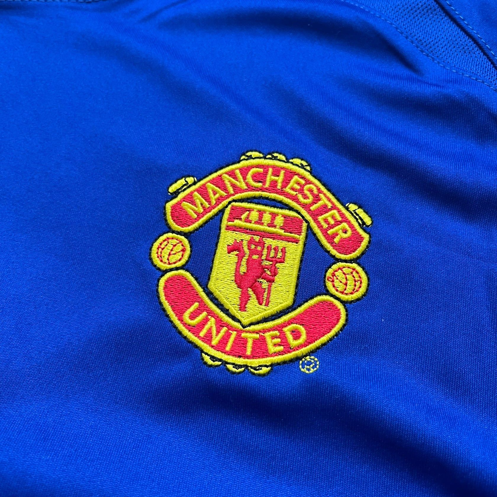 Nike Manchester United 2002/03 Away Retro Blue Tee Size US L / EU 52-54 / 3 - 4 Thumbnail