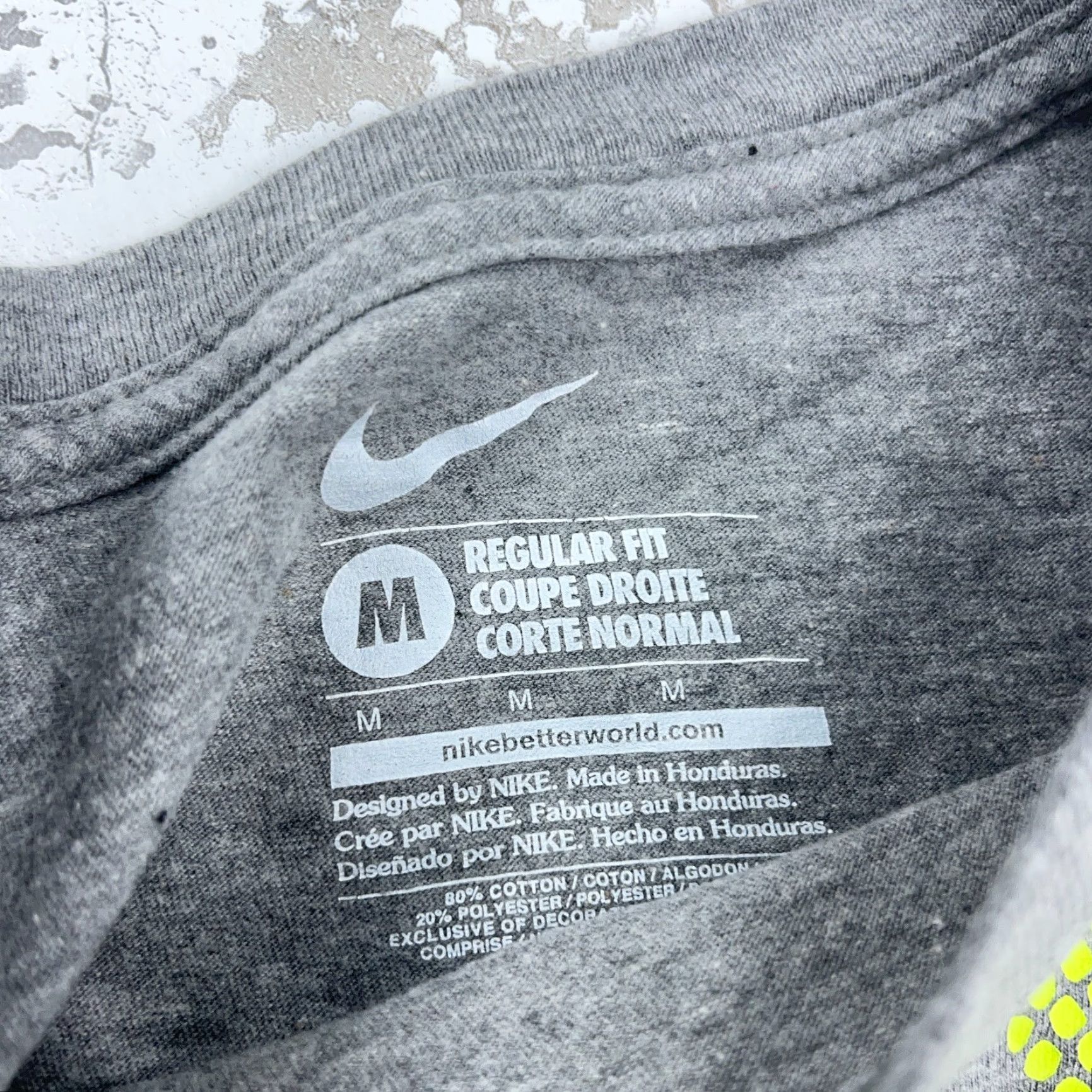 Nike Nike Shirt Men Medium Gray Green Swoosh Logo Regular Fit Tee T-Shirt 90s Hip Hop Retro USA Rock Classic Size US M / EU 48-50 / 2 - 3 Thumbnail