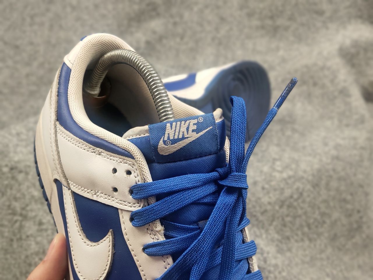 Nike Nike Dunk Low Retro Racer Blue Leather Sneakers Vintage Size US 9 / EU 42 - 20 Thumbnail