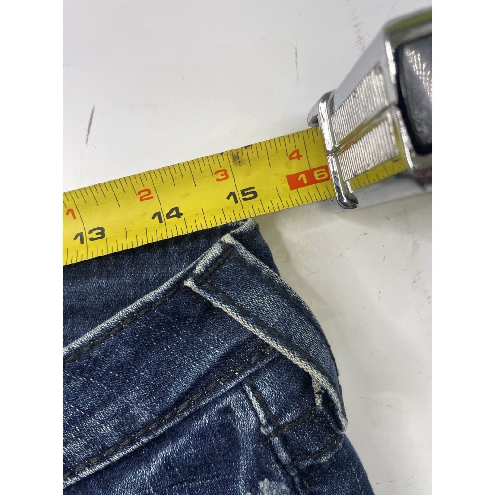 True Religion True Religion Rainbow Billy Jeans Women's 27 Medium Wash Blue Denim Cotton Spandex Skinny Size 27" / US 4 / IT 40 - 7 Thumbnail