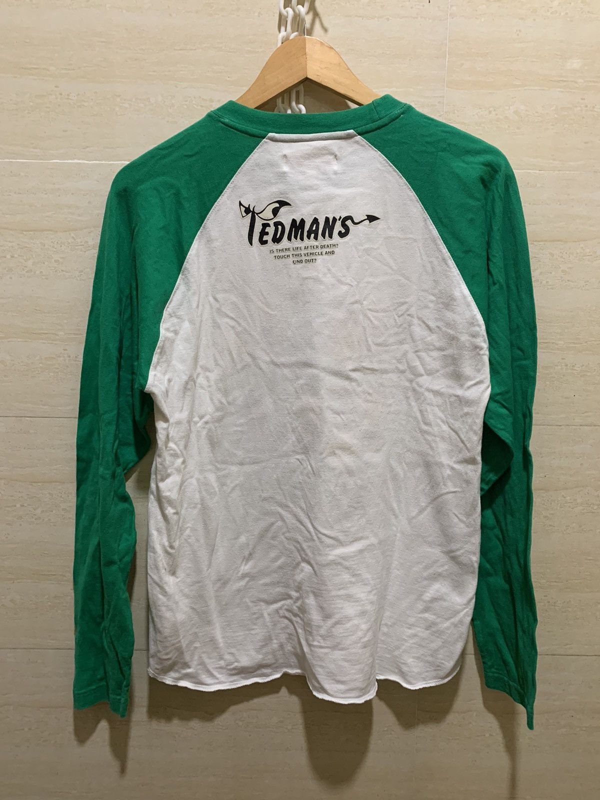 Japanese Brand rare vintage 1991 ted smils tedman ted company raglan shirt Size US M / EU 48-50 / 2 - 2 Thumbnail