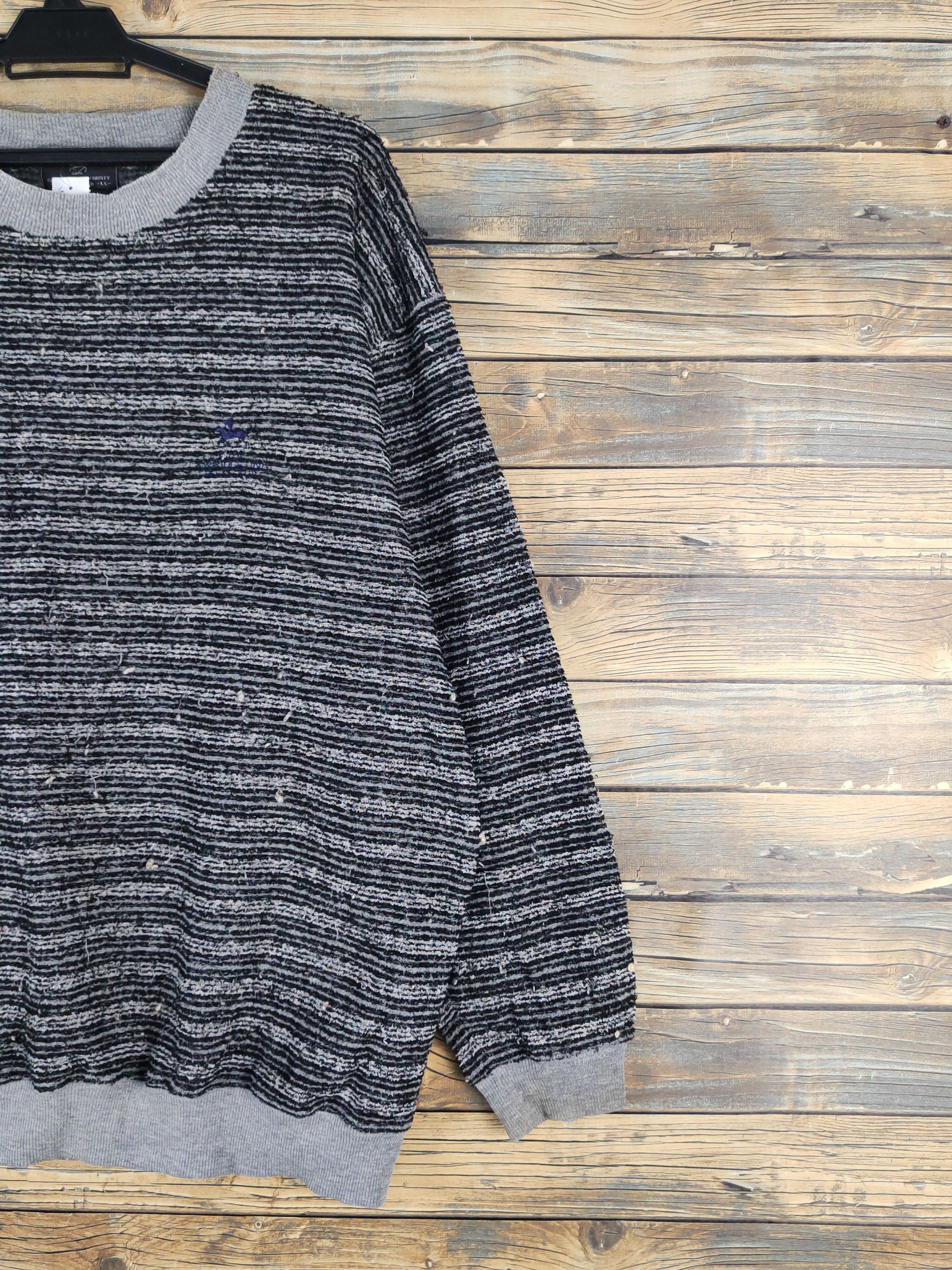 Homespun Knitwear Cambridge Polo Club stripe Knitwear Sweatshirt vtg #W1555 Size US XL / EU 56 / 4 - 6 Thumbnail