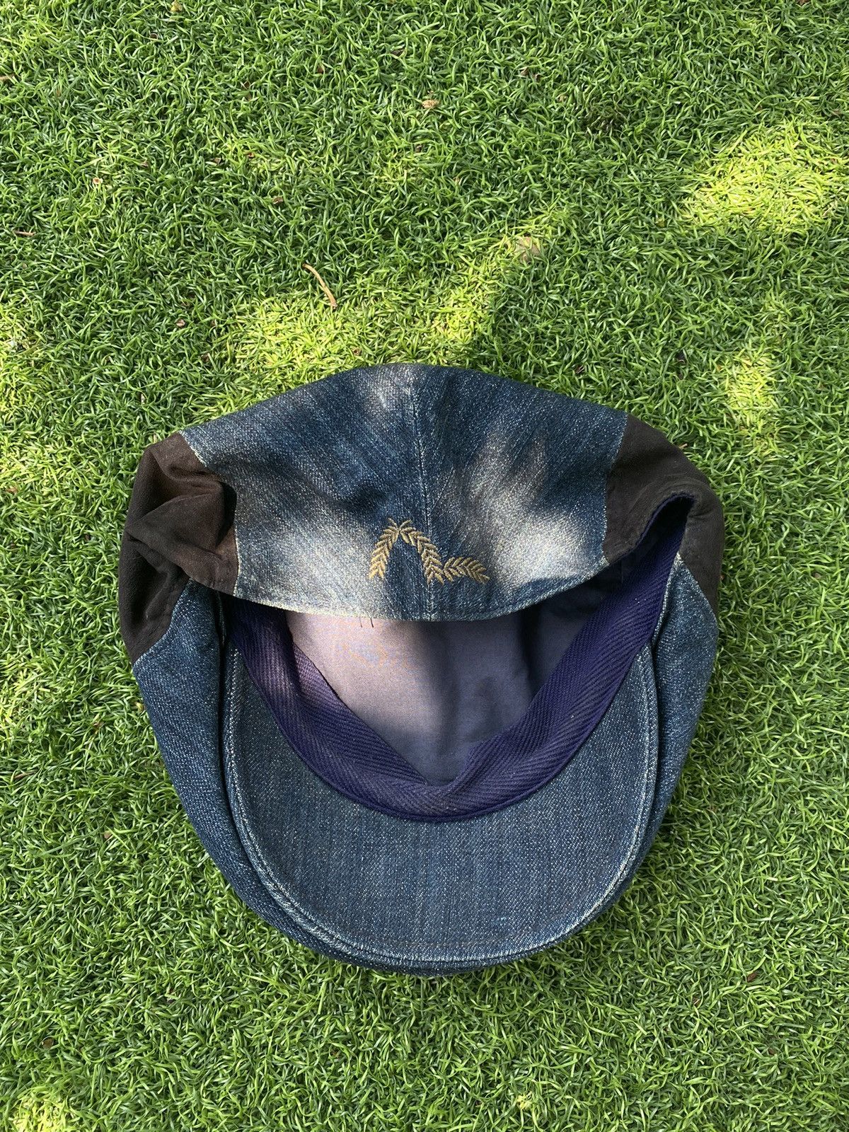 Evisu × Japanese Brand VINTAGE FLATCAP EVISU DENIM MADE IN JAPAN Size ONE SIZE - 3 Thumbnail