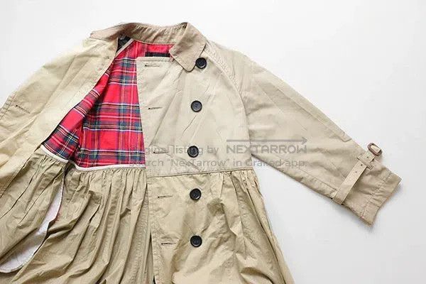 Comme des Garcons Comme des Garcons Khaki Trench Coat Size S / US 4 / IT 40 - 5 Thumbnail