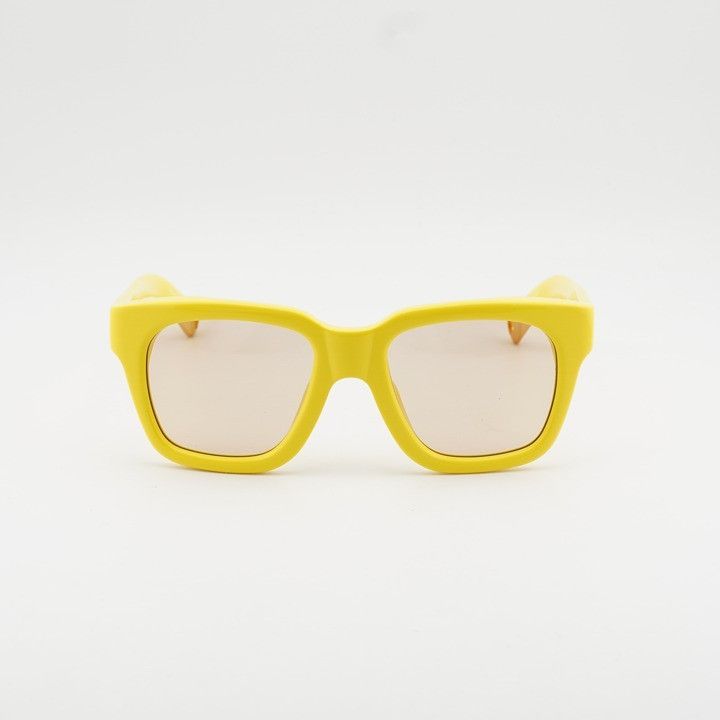 Jacquemus Jacquemus CARINO JAC/20 C4 Sunglasses Yellow Square Frame Size ONE SIZE - 6 Thumbnail