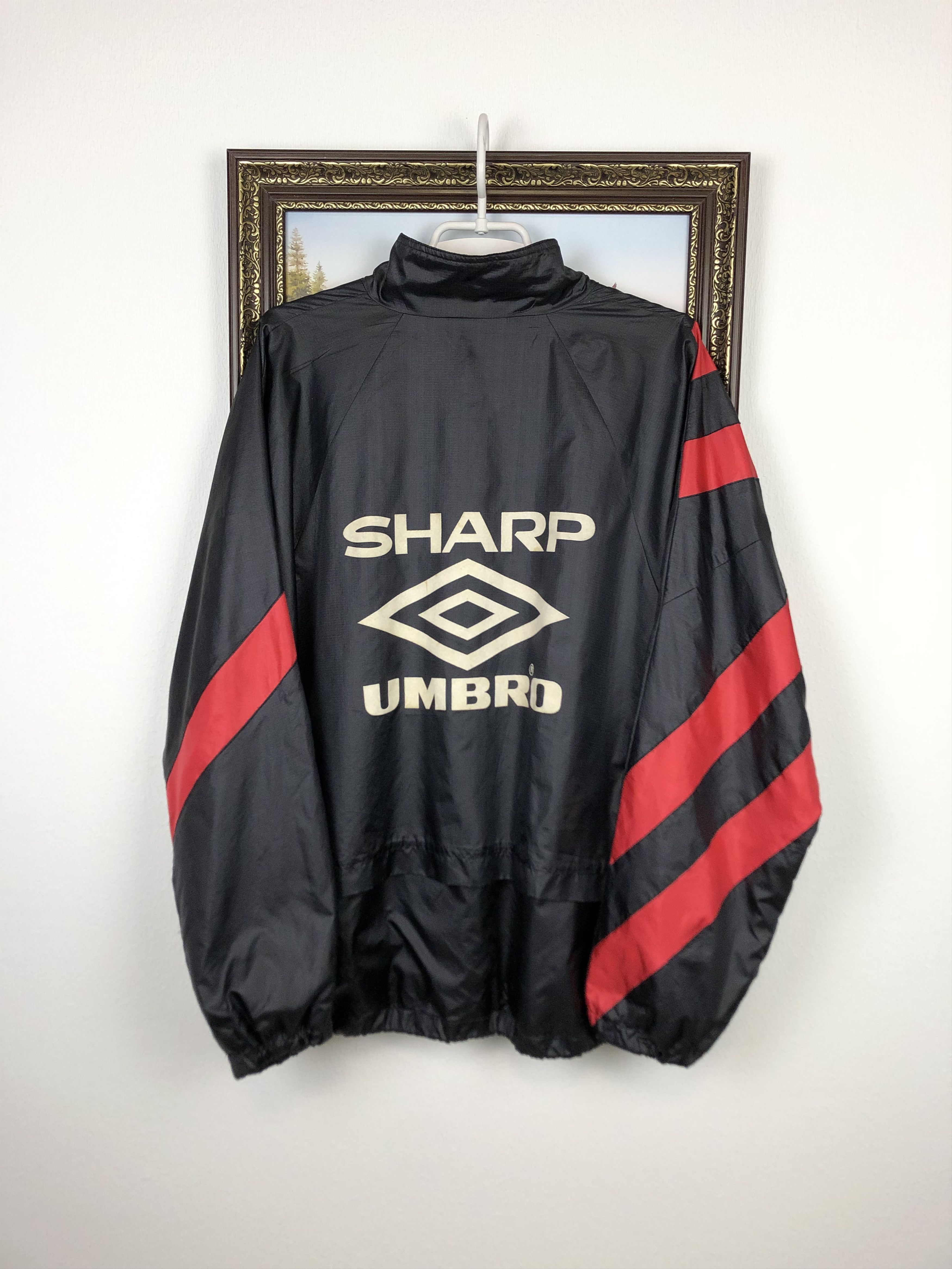 Umbro Vintage Manchester United Umbro Football Track Soccer Jacket Size US M / EU 48-50 / 2 - 9 Thumbnail