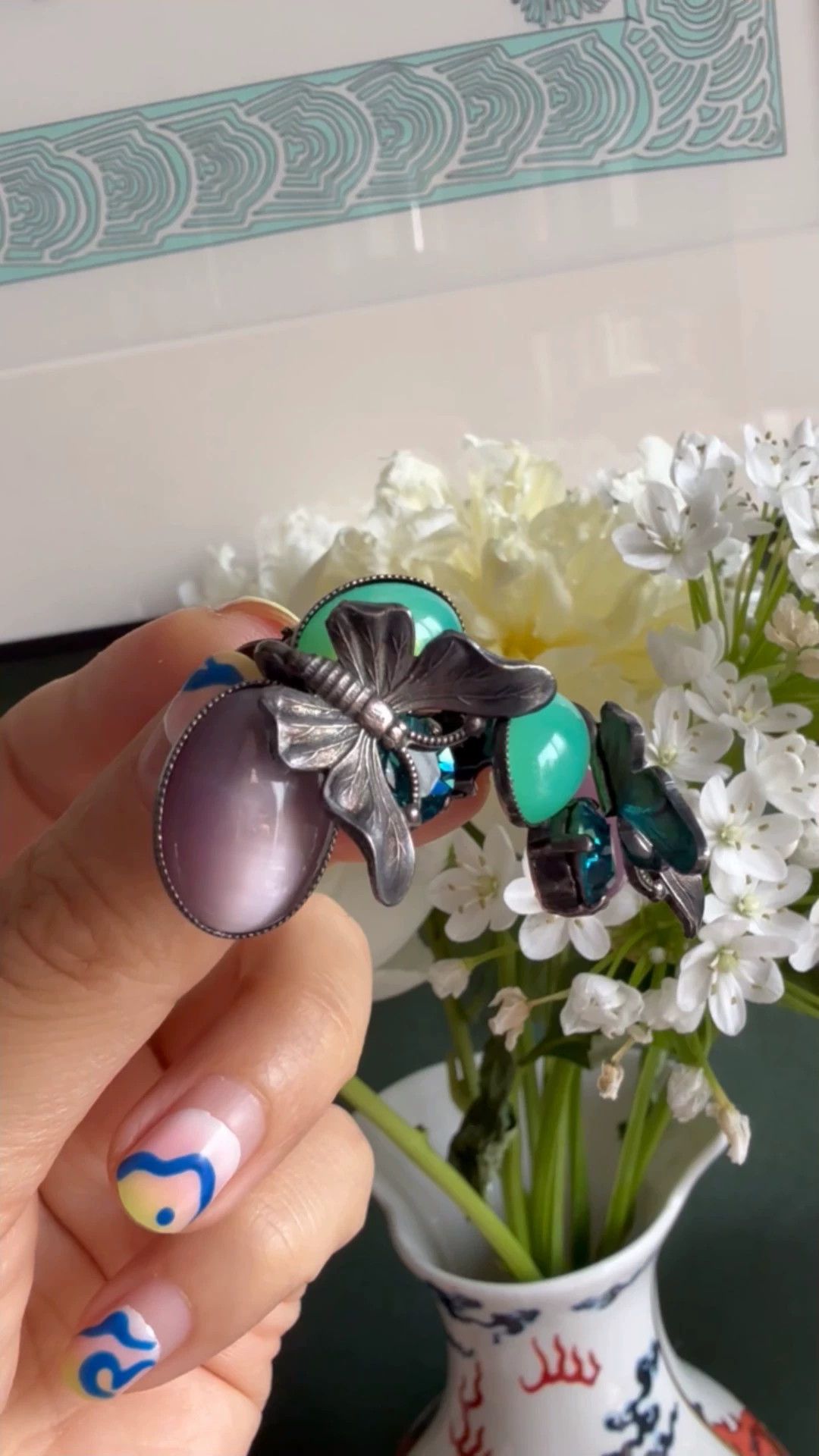 Other Philippe Ferrandis Jaeger Vintage Cat Butterfly Clip-On Size ONE SIZE - 1 Thumbnail