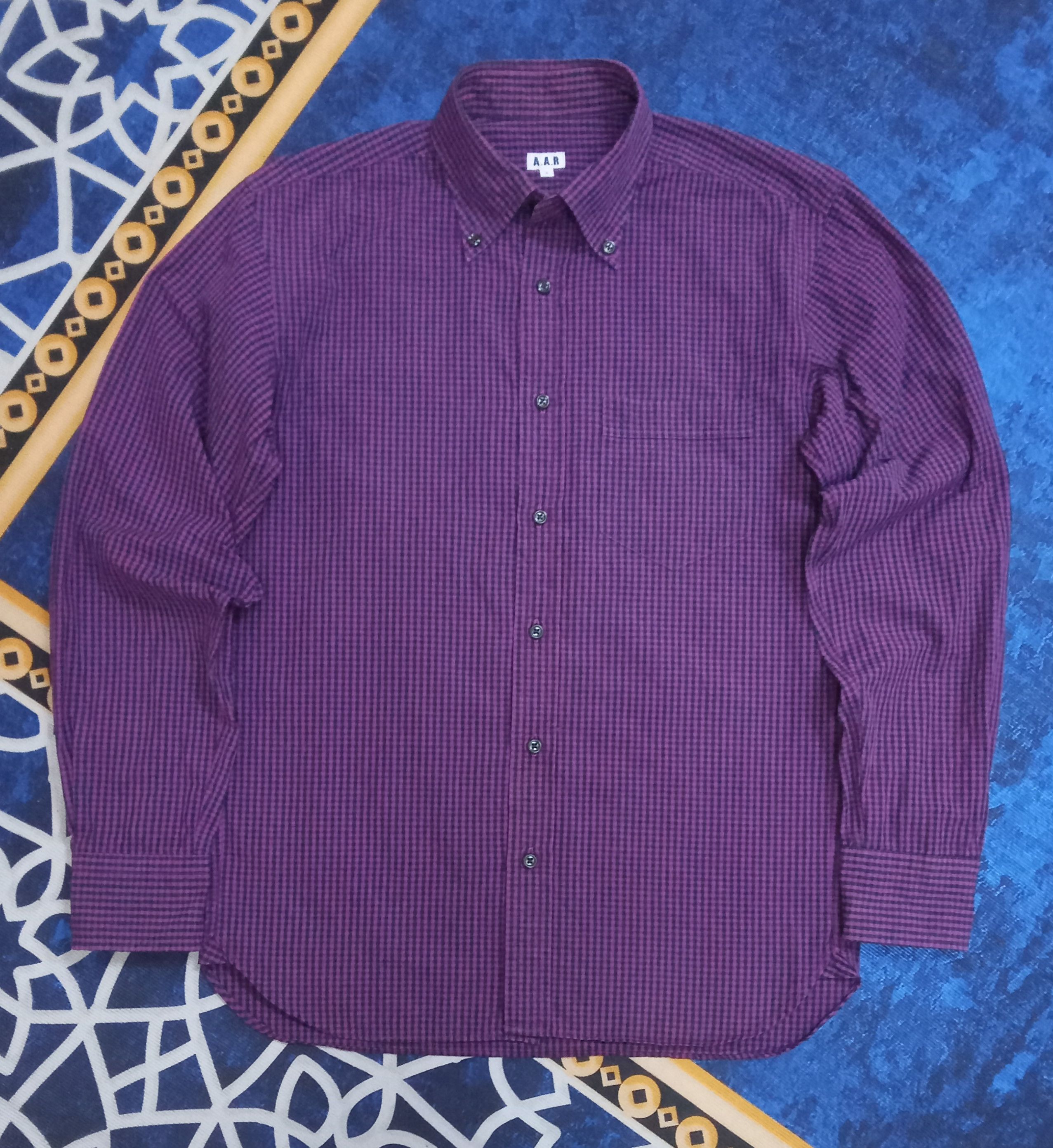 Japanese Brand All American Roughneck A.A.R Buttons Ups Shirt Size US M / EU 48-50 / 2 - 1 Thumbnail