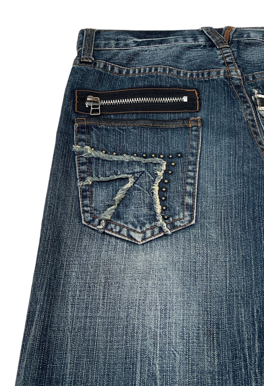 Japanese Brand × Vintage Vintage Japanese Brand Oririn Flared Jeans 2000s Size US 30 / EU 46 - 7 Thumbnail