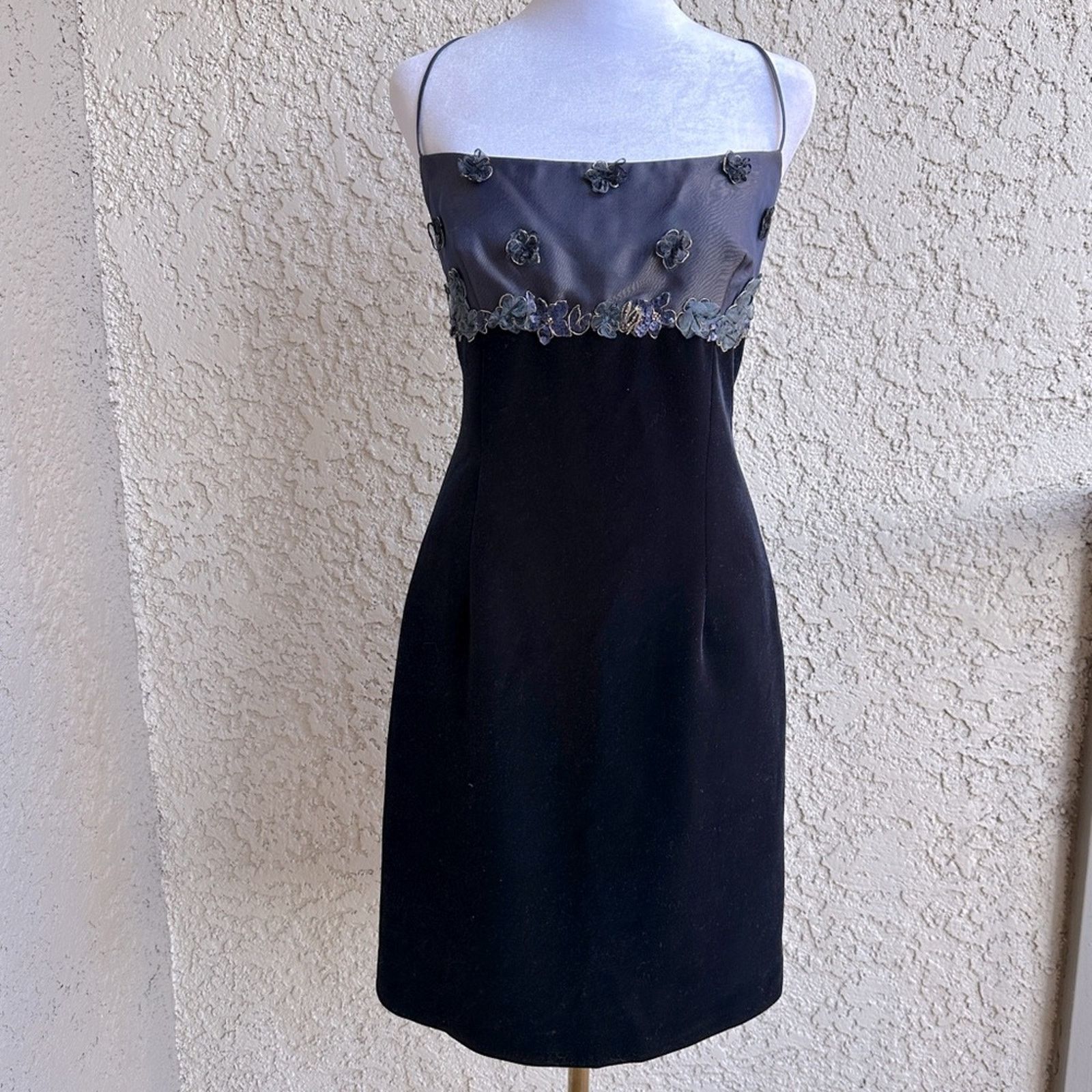 Laundry by Shelli Segal VINTAGE LAUNDRY By Shelli Segal Fitted Floral Midi Dress 10 Size L / US 10 / IT 46 - 2 Thumbnail