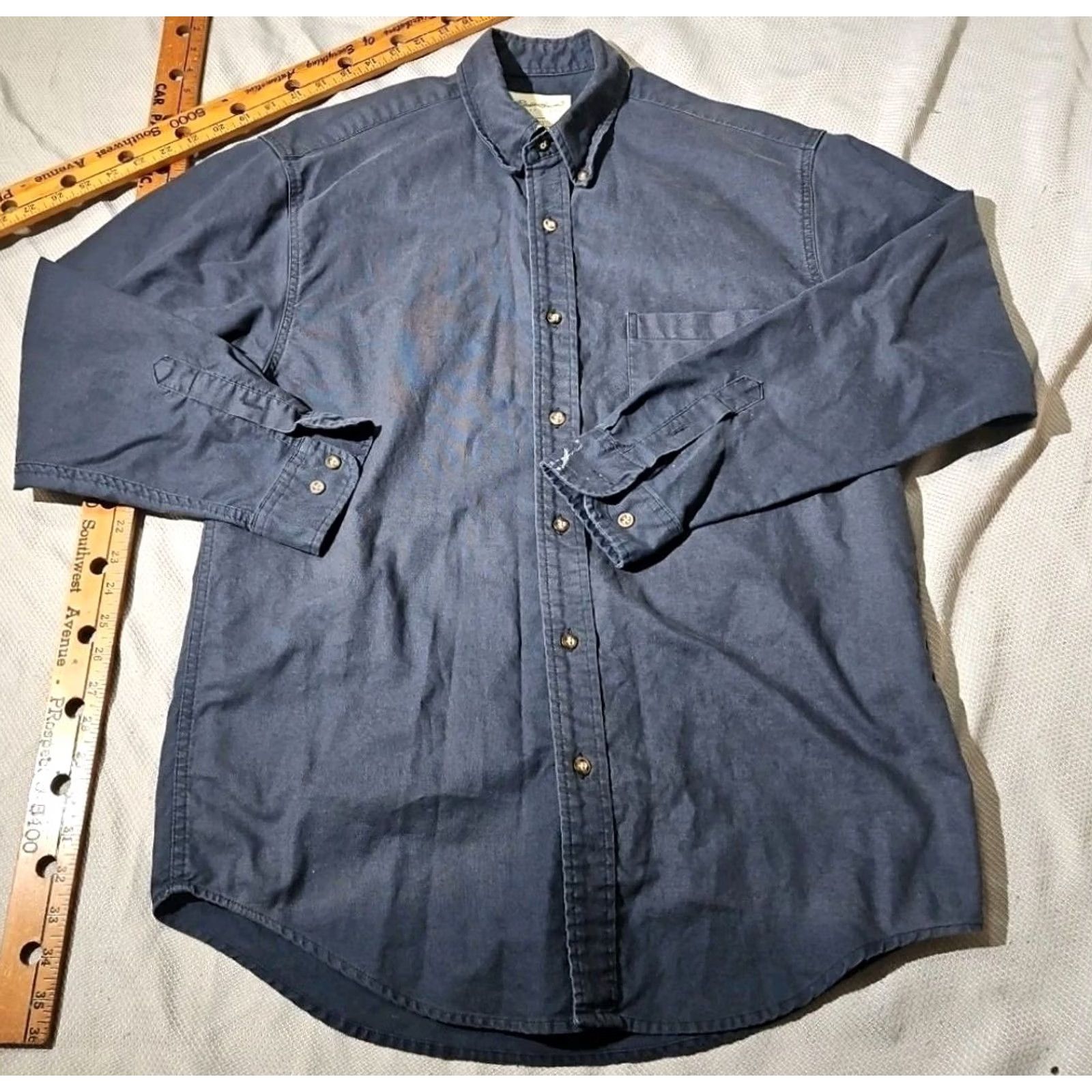 Eddie Bauer VINTAGE Eddie Bauer Shirt Mens Small Blue Button-Up Casual Preppy 90s Canvas Shirt Mens Small Blue Button-Up 90s Preppy Casual Eddie Bauer Size US S / EU 44-46 / 1 - 2 Thumbnail