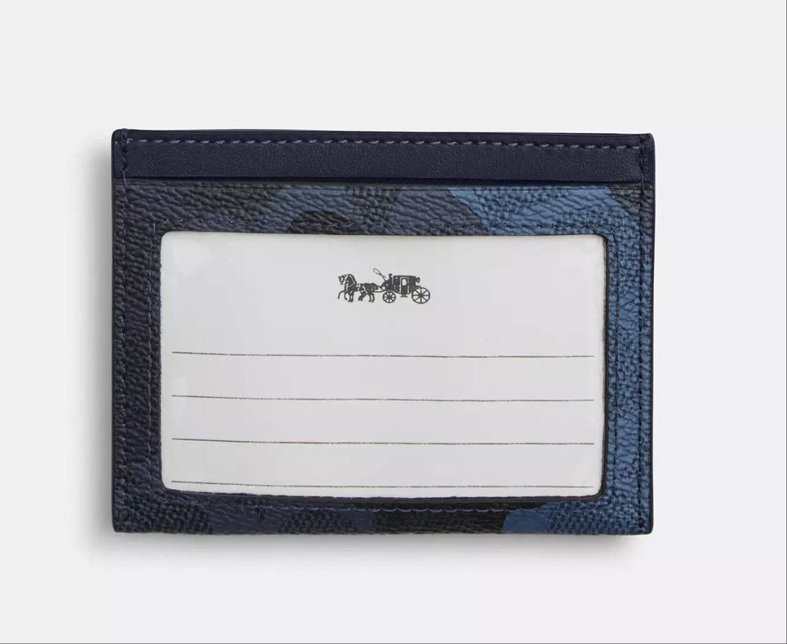 Coach Slim Id Card Case In Signature Camo Print CY266 Size ONE SIZE - 2 Thumbnail