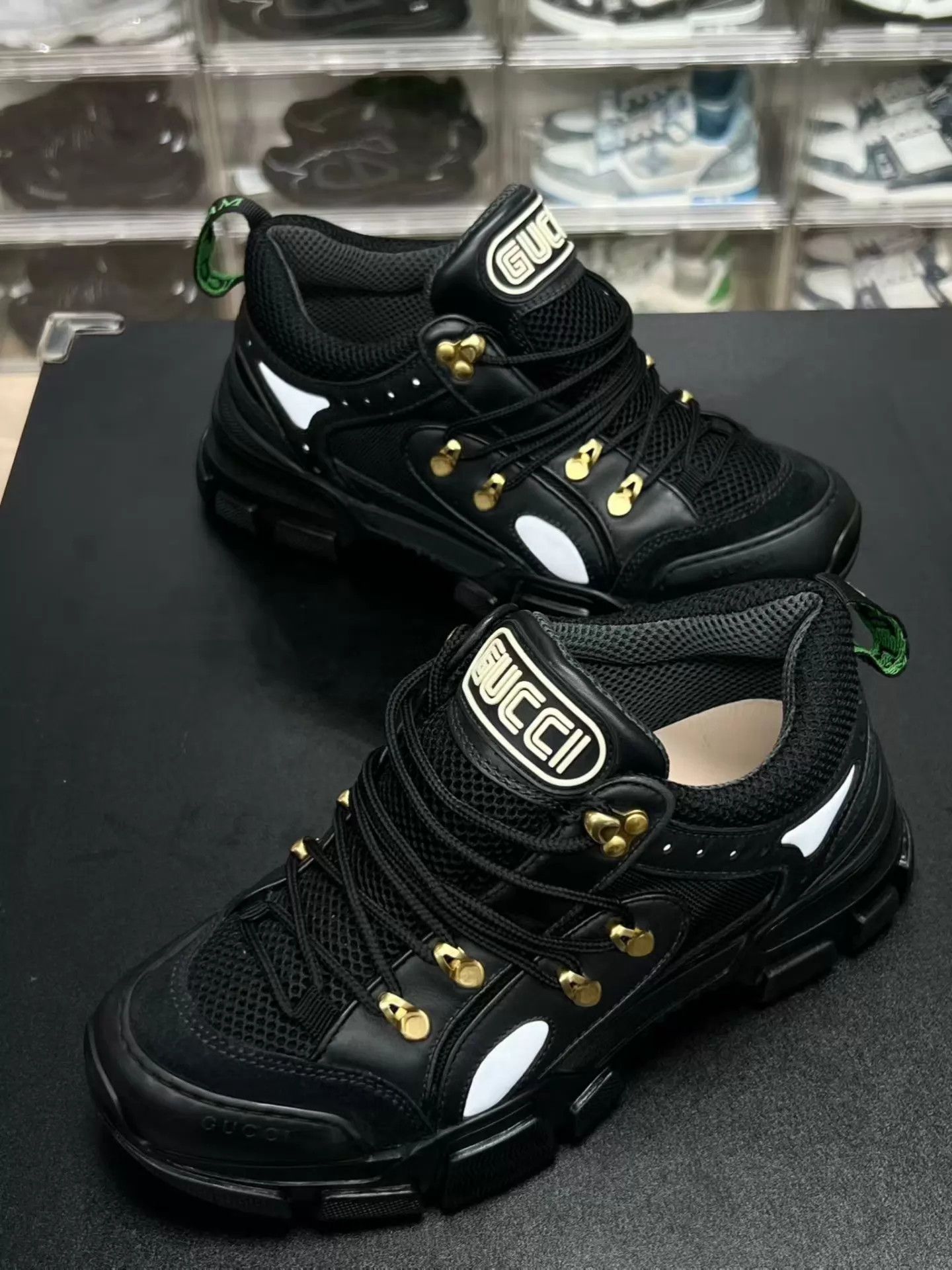 Gucci GUCCI Flashtrek Hiking Boots Black 40.5 EU Size US 7.5 / EU 40-41 - 1 Thumbnail