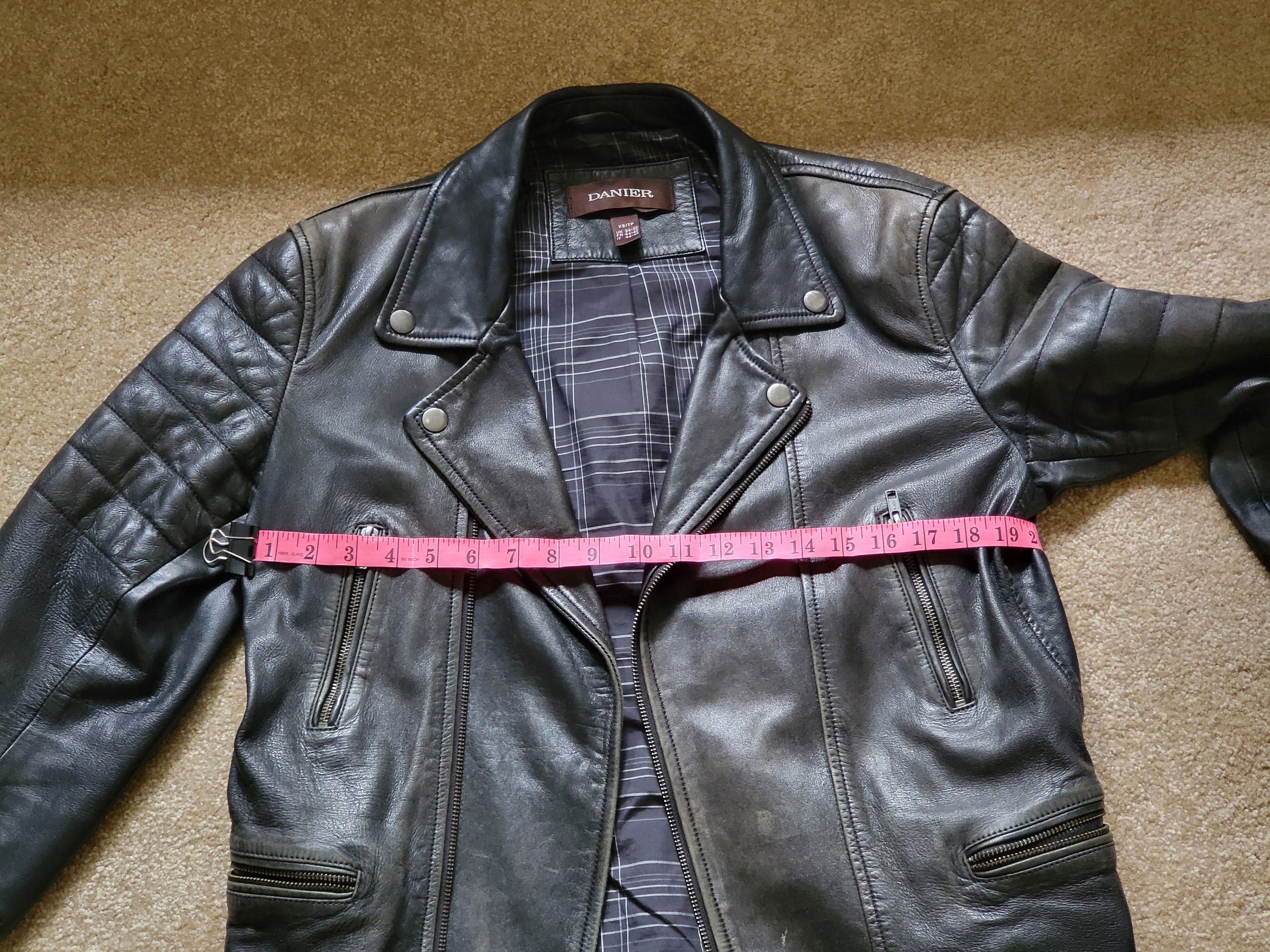 Danier Vintage Danier Calfskin Leather Motorcycle Jacket Size US XS / EU 42 / 0 - 4 Thumbnail