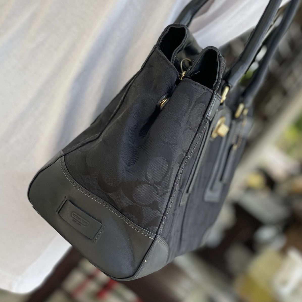 Coach Coach Hamptons Signature Handbag Size ONE SIZE - 3 Thumbnail