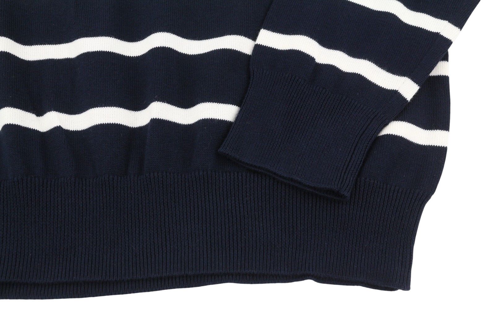 Gant BRETON STRIPE C-NECK M Evening Blue Cotton Jumper 87310 Size US M / EU 48-50 / 2 - 5 Thumbnail