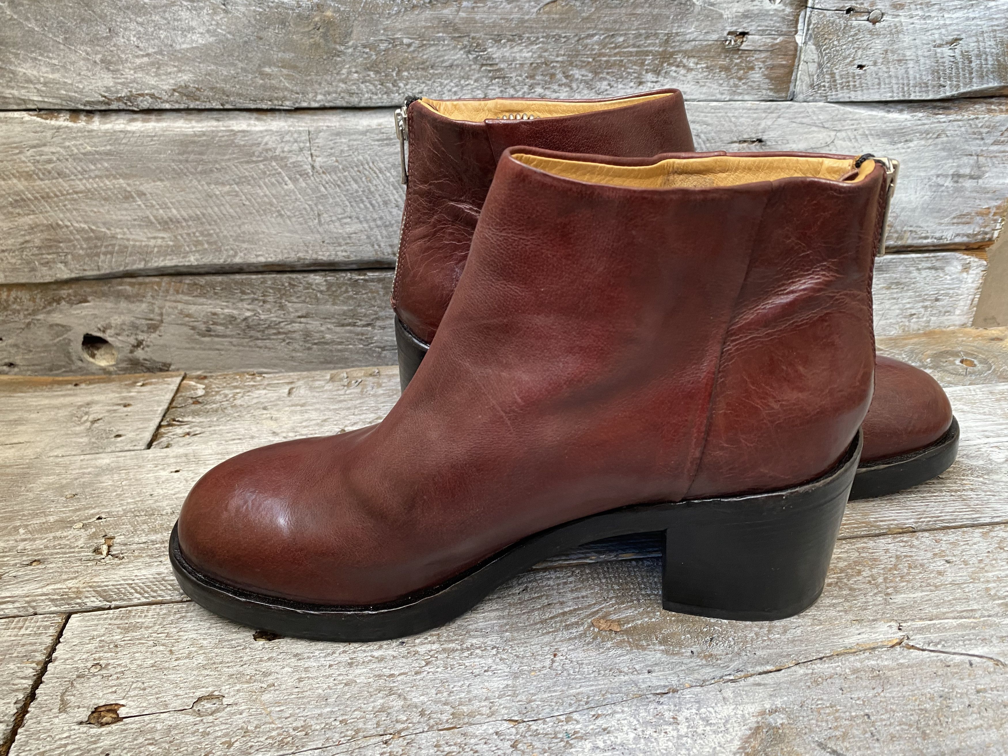 Guidi × Officine Creative Officine CreativeX guidi burgundy leather boots sz 39 Size US 8.5 / IT 38.5 - 10 Thumbnail