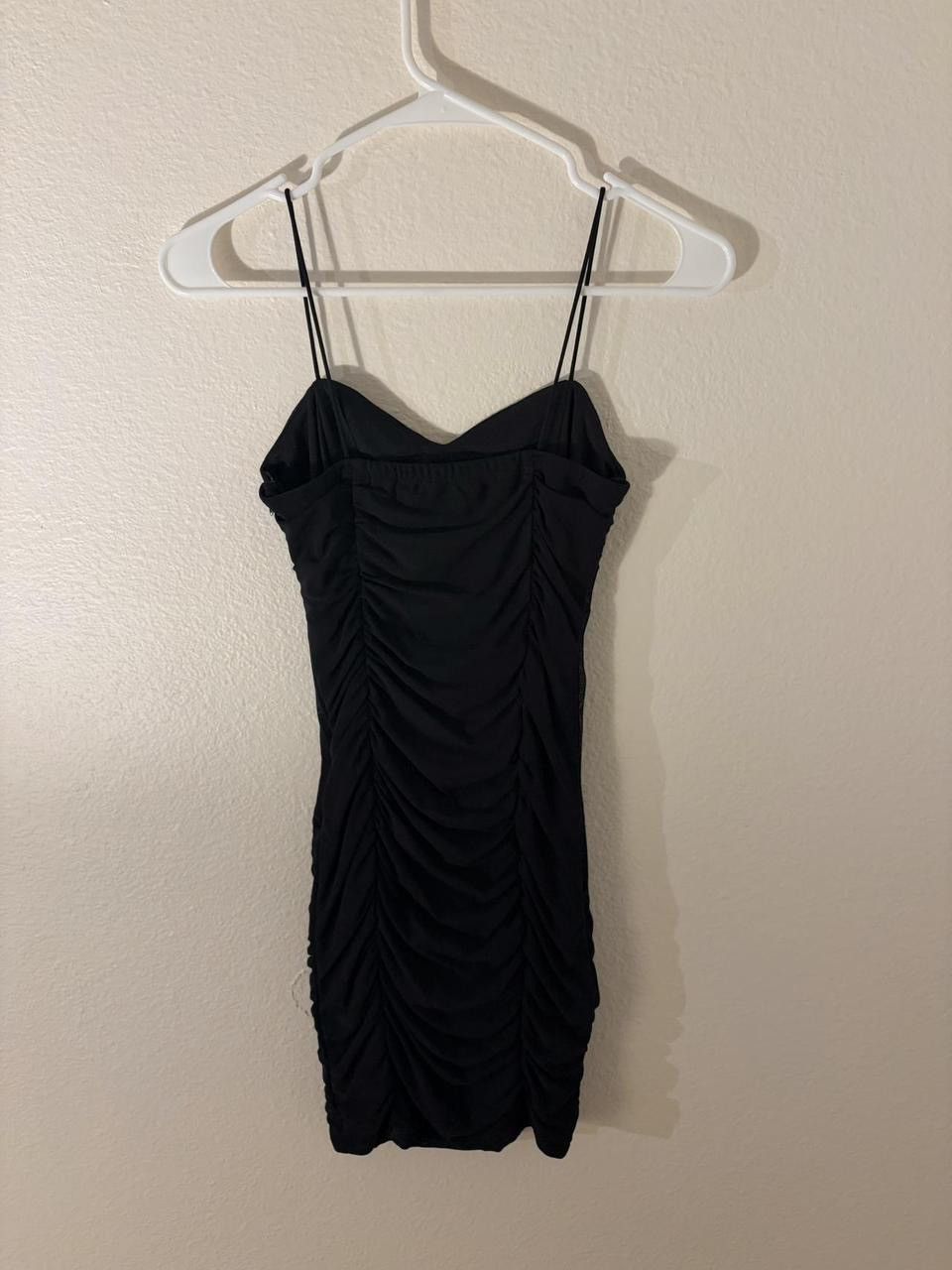 PRINCESS POLLY hello molly black ruched mini dress US 2 Size XS / US 0-2 / IT 36-38 - 5 Thumbnail