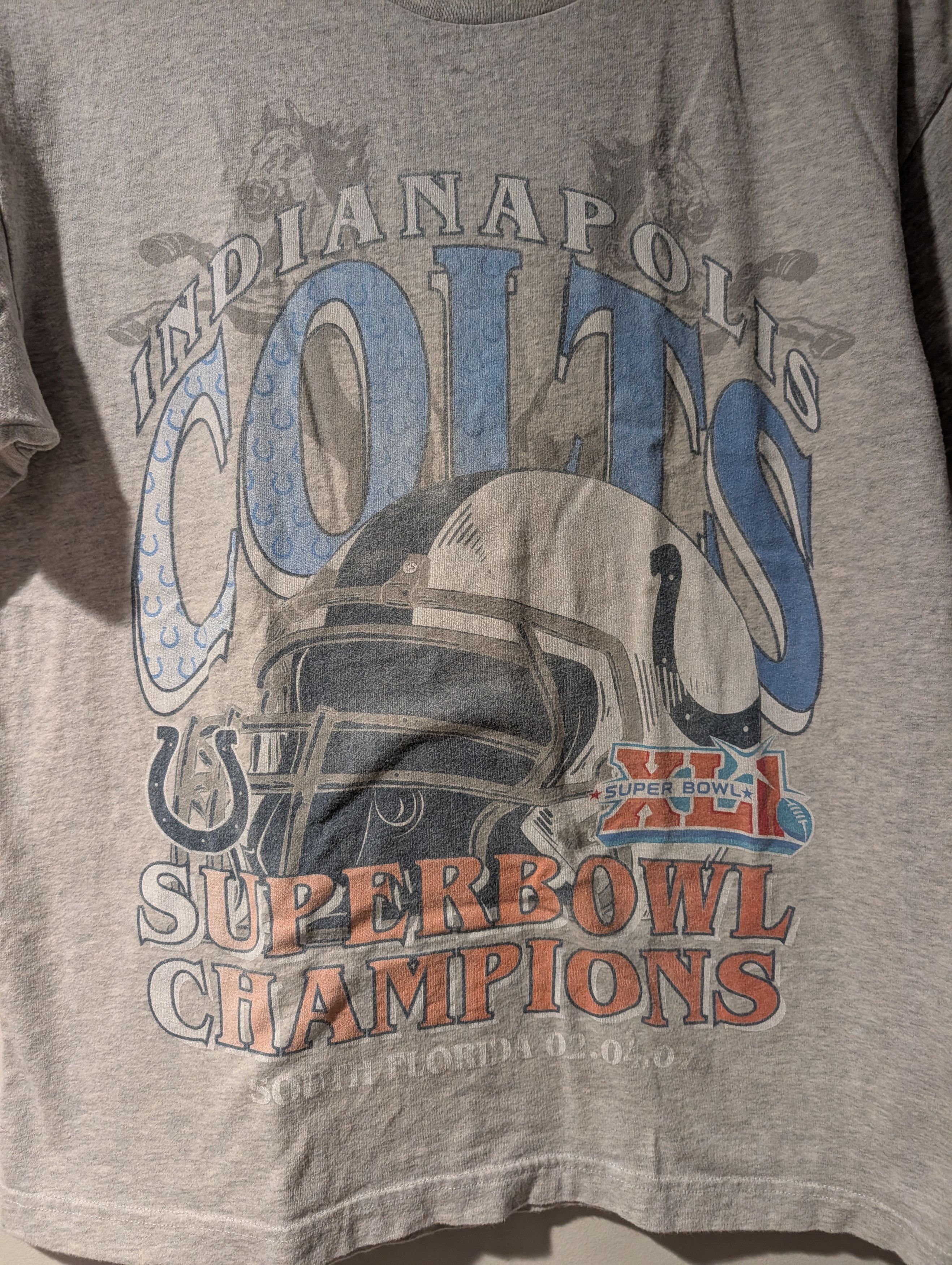 Abercrombie & Fitch Indianapolis Colts Super Bowl T-Shirt Abercrombie Fitch Size US M / EU 48-50 / 2 - 2 Thumbnail