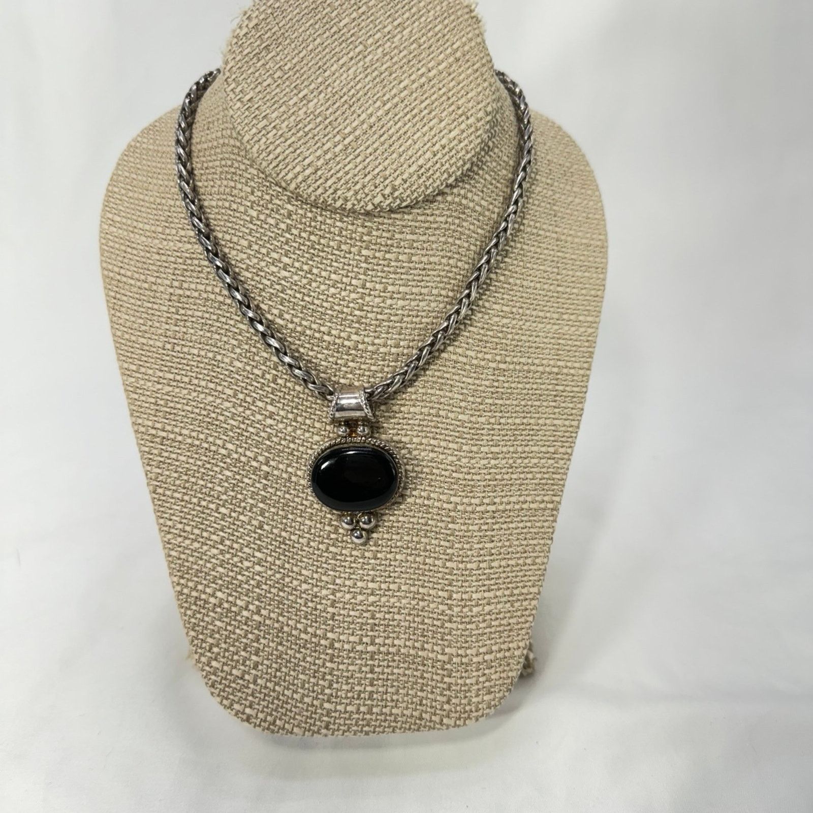 NBDN Nobrandedon Sterling silver rope chain and pendant Size ONE SIZE - 2 Thumbnail