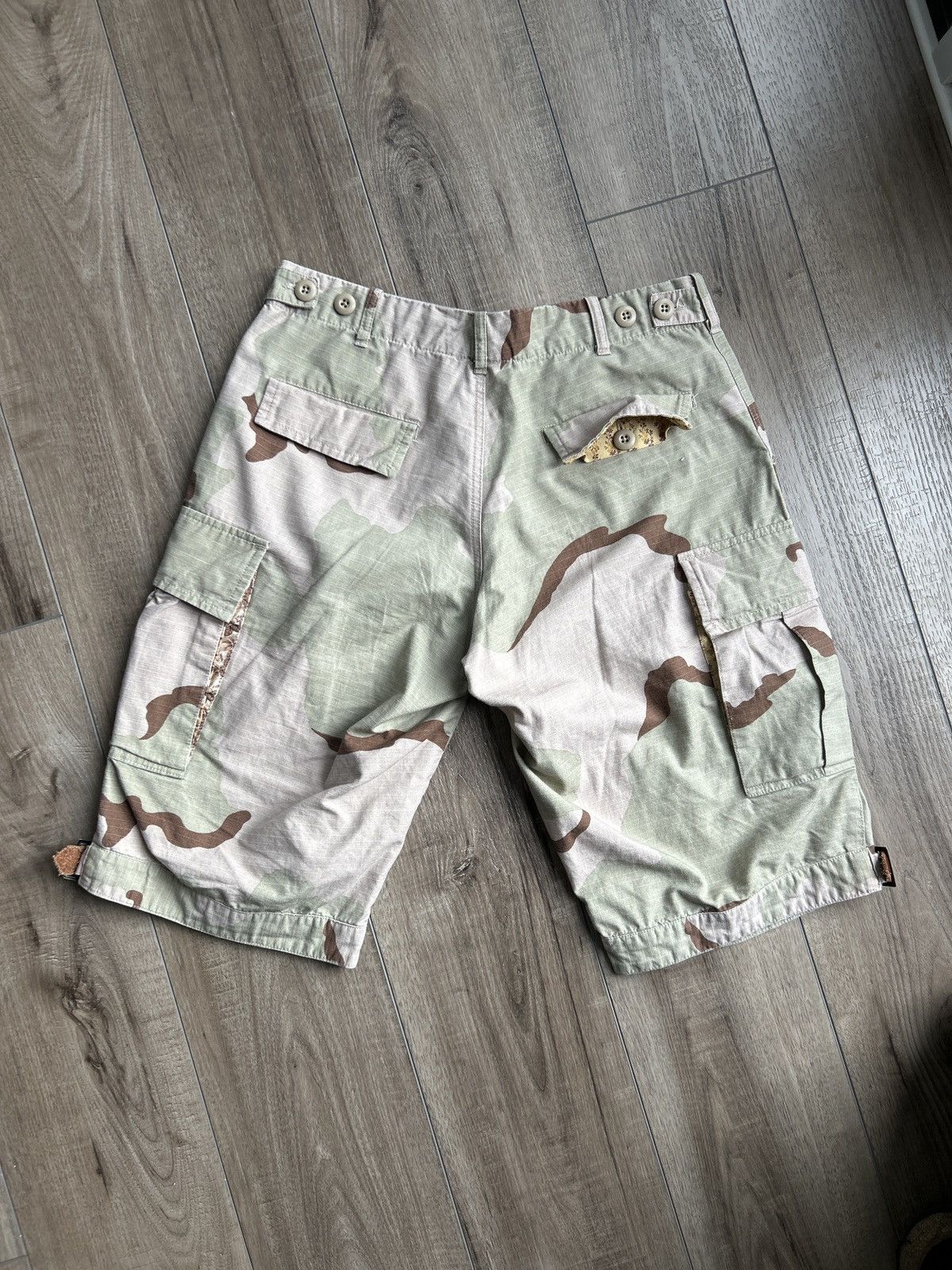 Nepenthes Nepenthes Desert Camo Cargo Ripstop Shorts Size US 32 / EU 48 - 3 Thumbnail