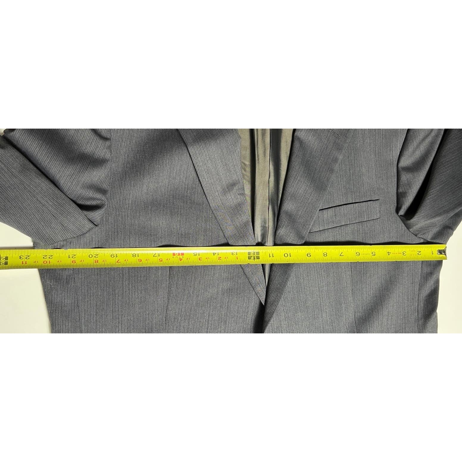 Hickey Freeman Hickey Freeman Mens Blazer Gray Wool Sport Coat Jacket Sz 42 Size US L / EU 52-54 / 3 - 12 Thumbnail
