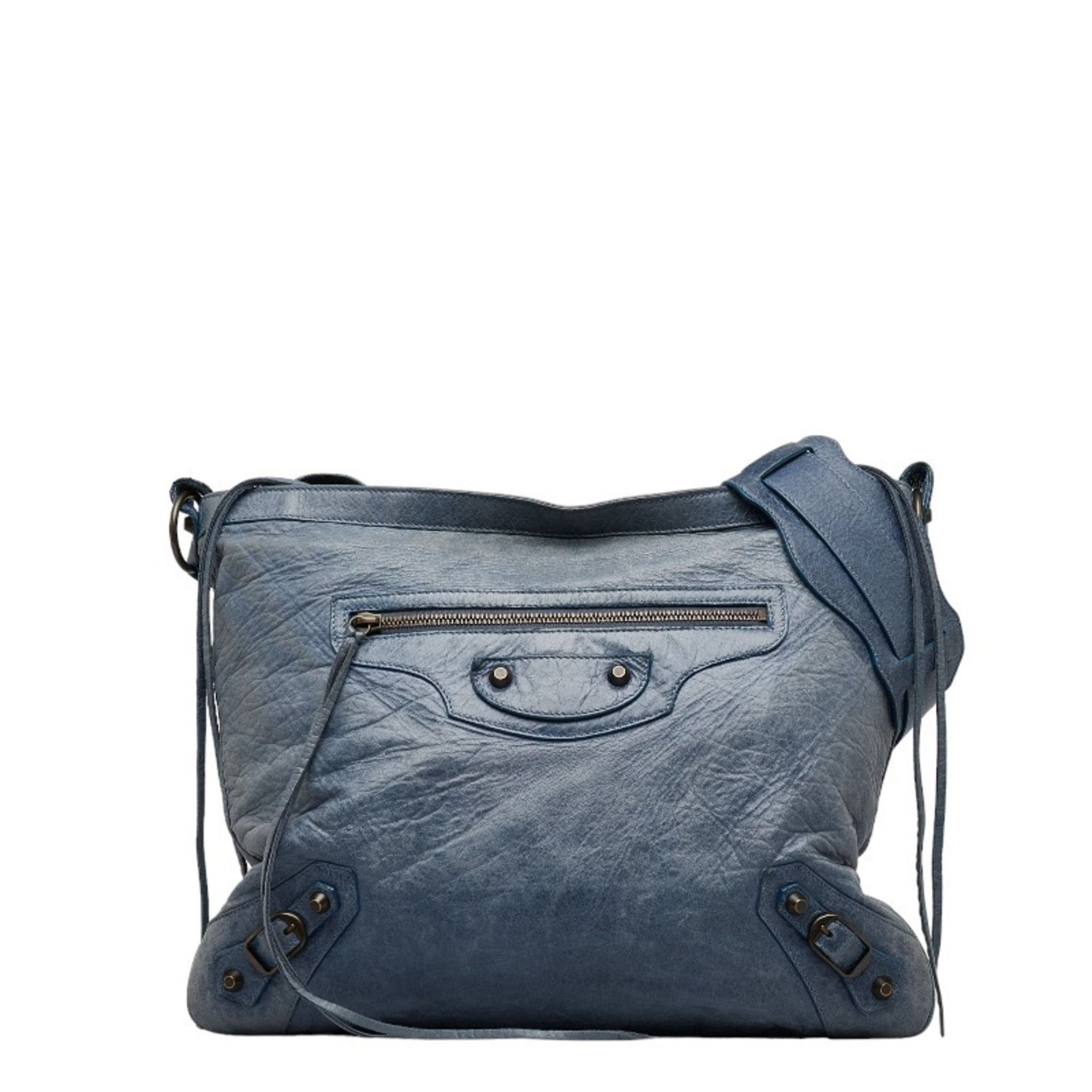 BALENCIAGA TheCity classic ザ　シティ Balenciaga Balenciaga The City Shoulder Bag 177289 Blue