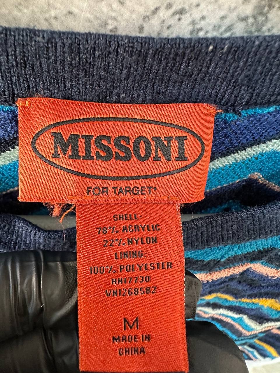 Designer Missoni for Target Tunic Zigzag Chevron Knit Short Sleeve Size M / US 6-8 / IT 42-44 - 8 Thumbnail