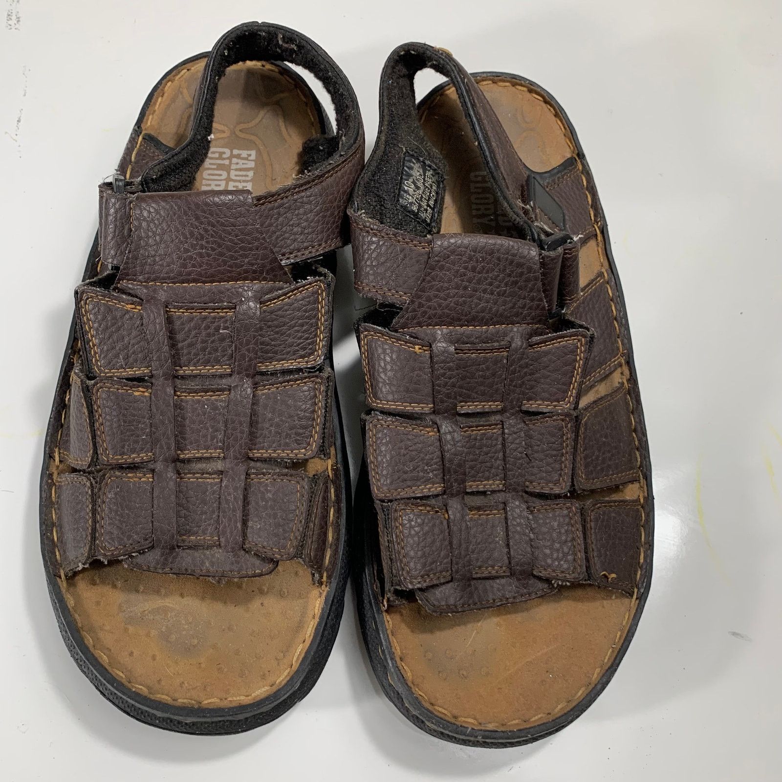 Other Faded Glory Mens 10 Fisherman Sandals Chunky Platform Size US 10 / EU 43 - 1 Thumbnail