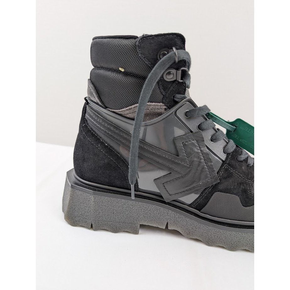 Off-White o1rshd1 Hiking Sponge Sneaker Boots in Black / Khaki Size US 9 / EU 42 - 5 Thumbnail