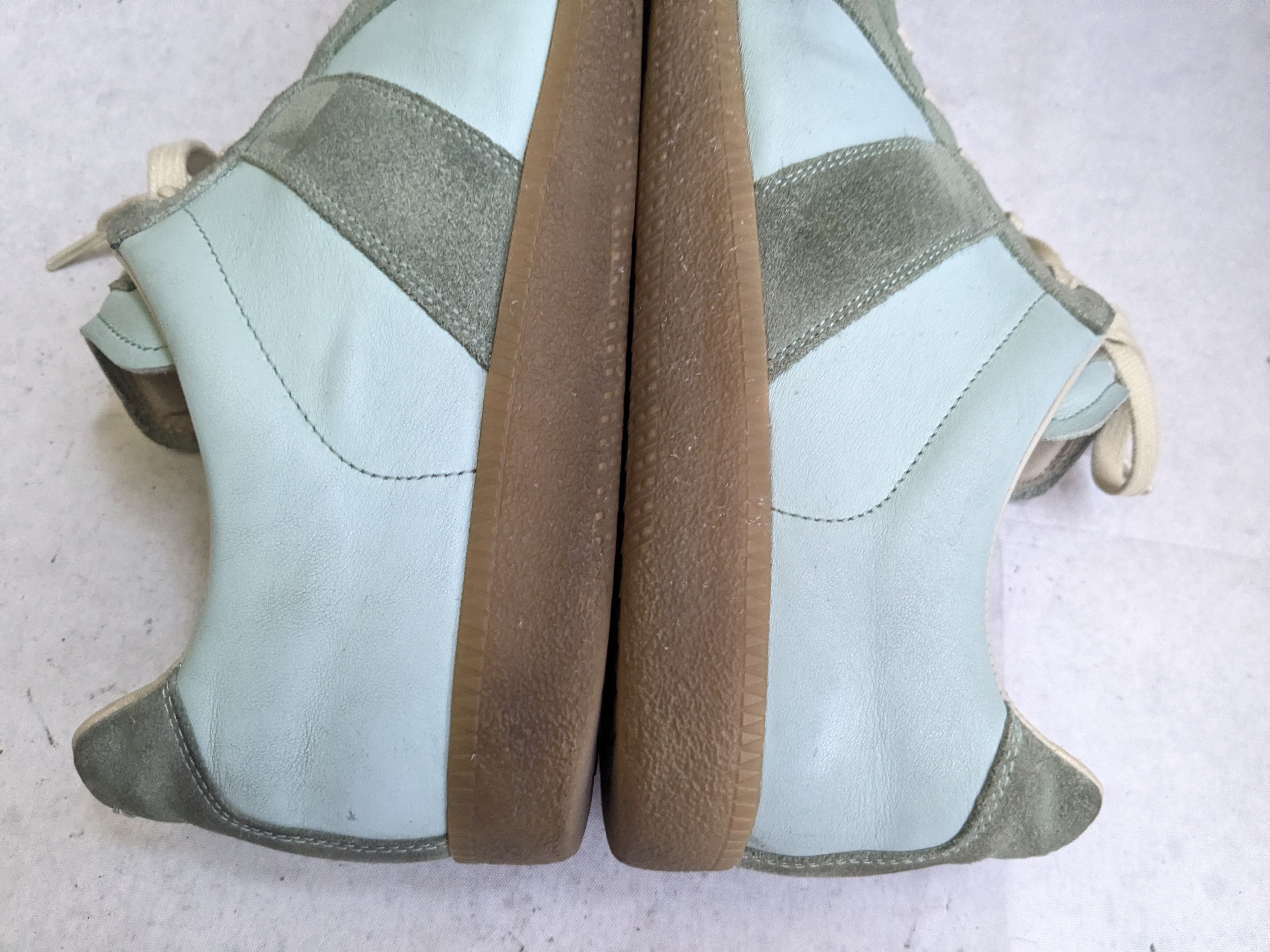 Maison Margiela Maison Margiela Green Replica Sneakers 12 45 Low Tops Size US 12 / EU 45 - 10 Thumbnail
