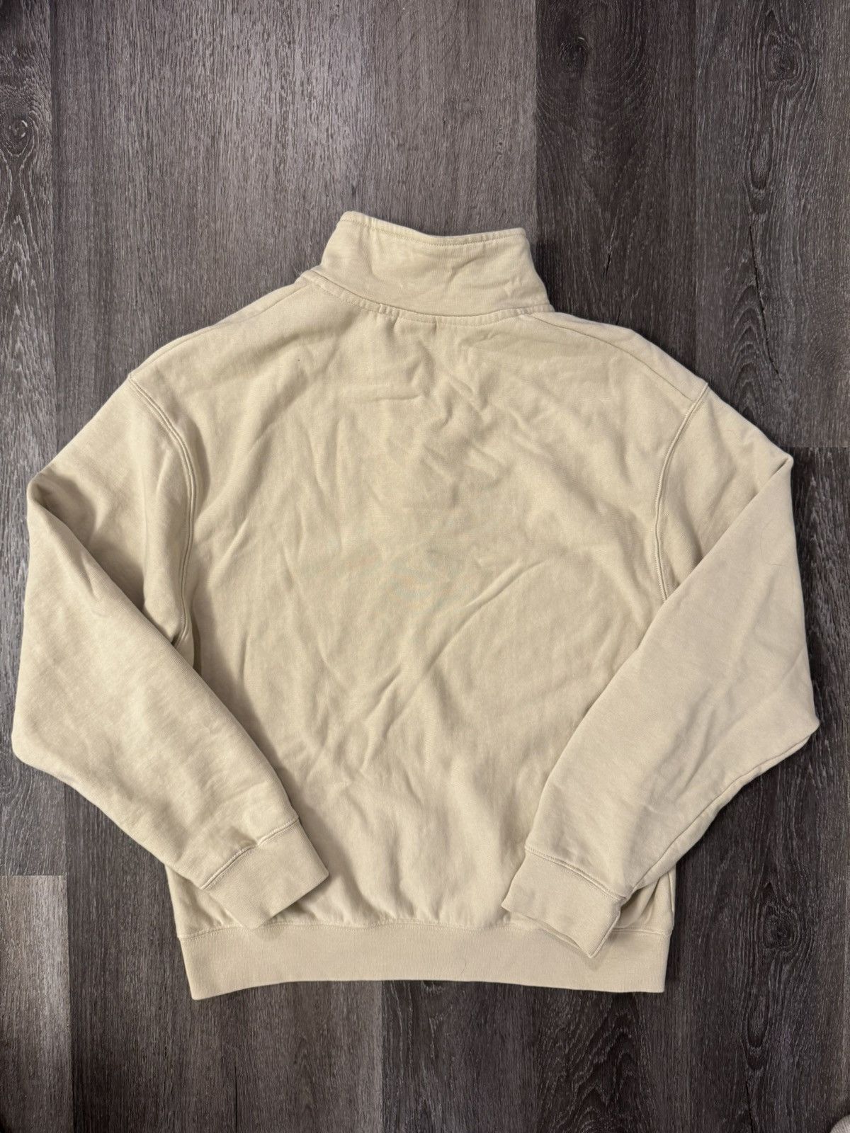 Zara Zara Men's Cream High-Collar Button Up Sweatshirt Small Size US S / EU 44-46 / 1 - 4 Thumbnail