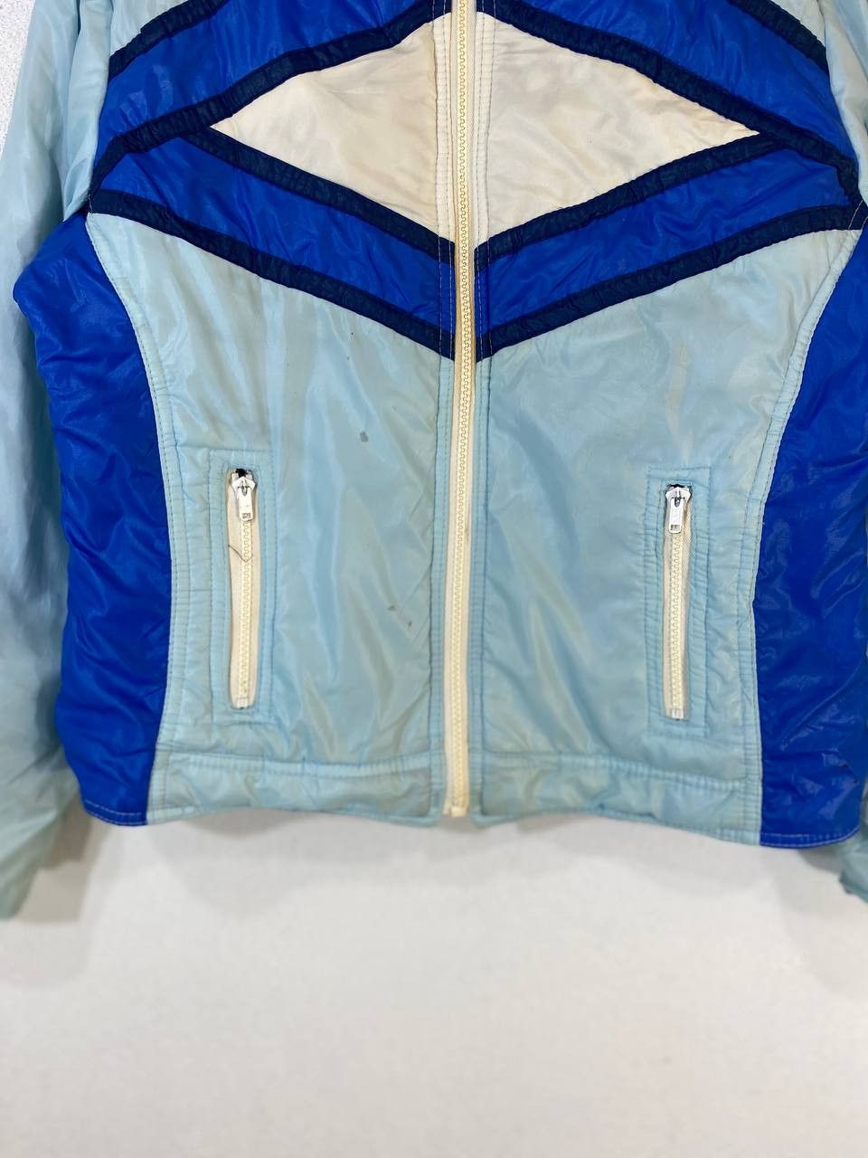Vintage vintage skiwear retro puffer jacket nice design Size US L / EU 52-54 / 3 - 3 Thumbnail