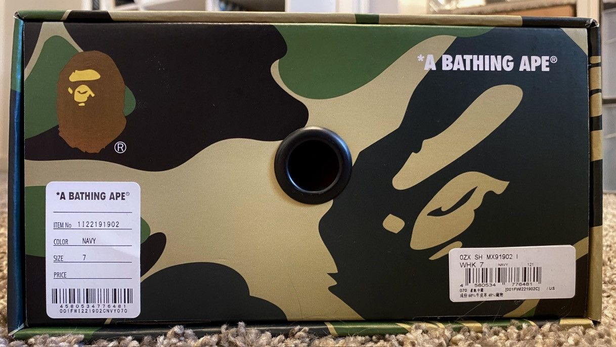 Bape USPS Bapesta Size 7 US Mens Size US 7 / EU 40 - 6 Thumbnail