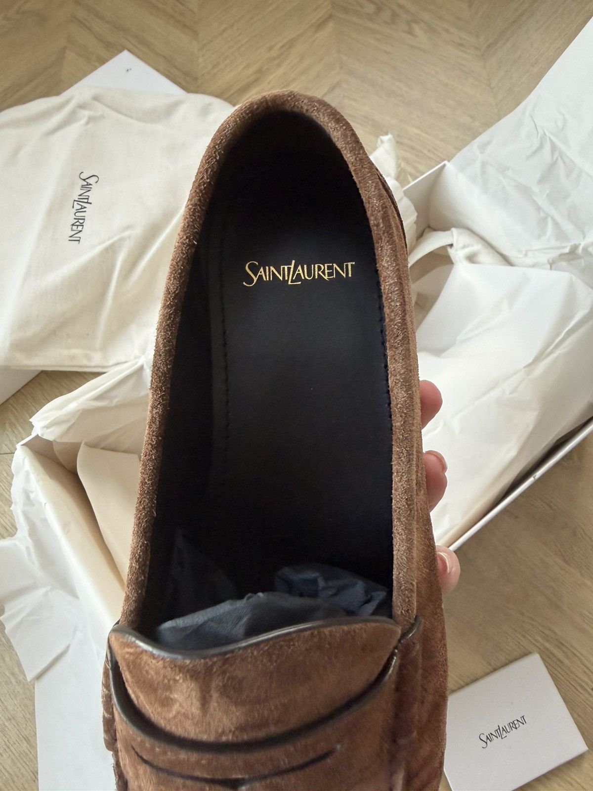 Saint Laurent Paris Saint laurent loafers Size US 11 / EU 44 - 16 Thumbnail