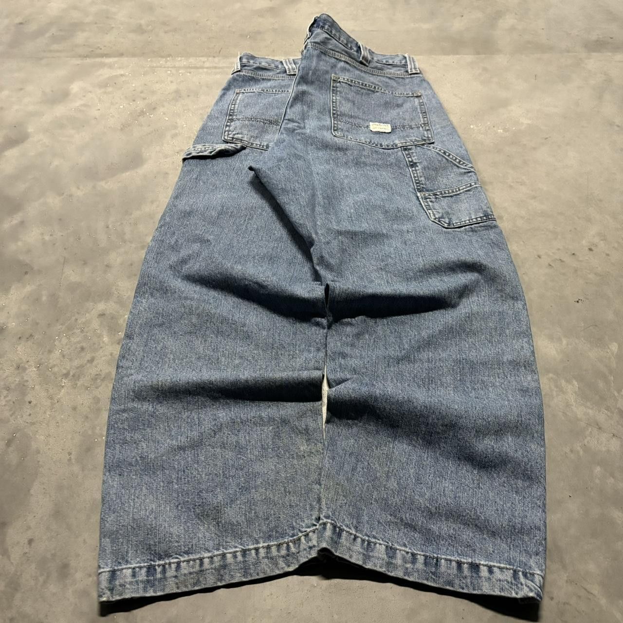 Levi's × Vintage Crazy Vintage Y2K/2000s Baggy Levi’s Light Wash Carpenter Skater Denim Jeans! Size US 36 / EU 52 - 4 Thumbnail