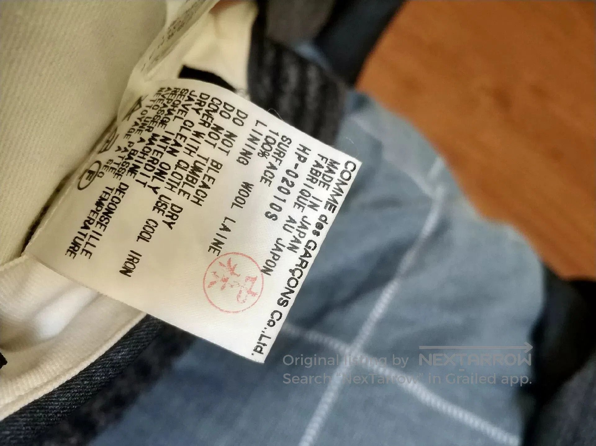 Comme des Garcons Homme Plus Comme des Garçons Homme Suit Set. Size US S / EU 44-46 / 1 - 7 Thumbnail