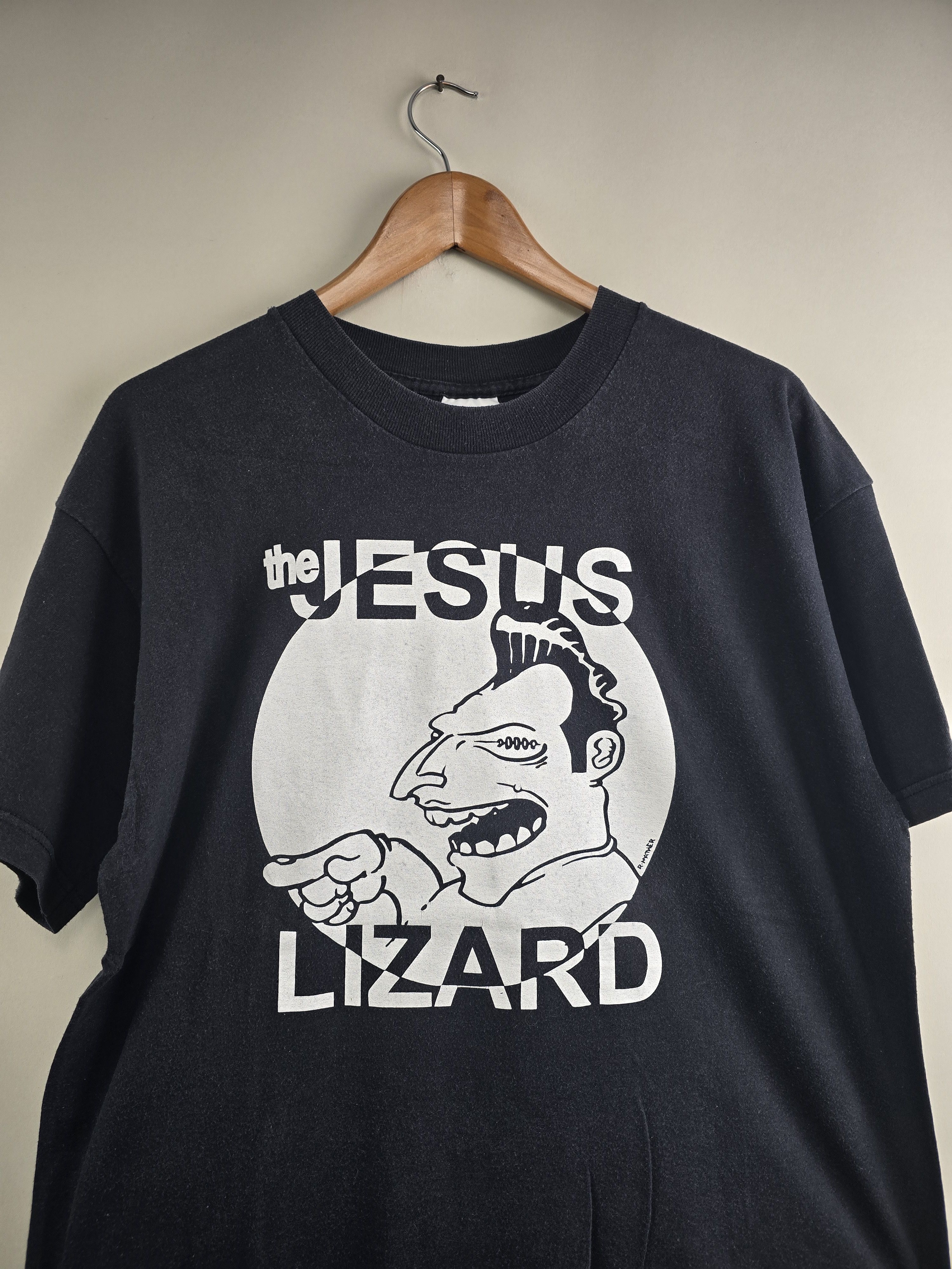 Band Tees × Vintage 90s The Jesus Lizard L 22.5" 28.5" Size US L / EU 52-54 / 3 - 2 Thumbnail