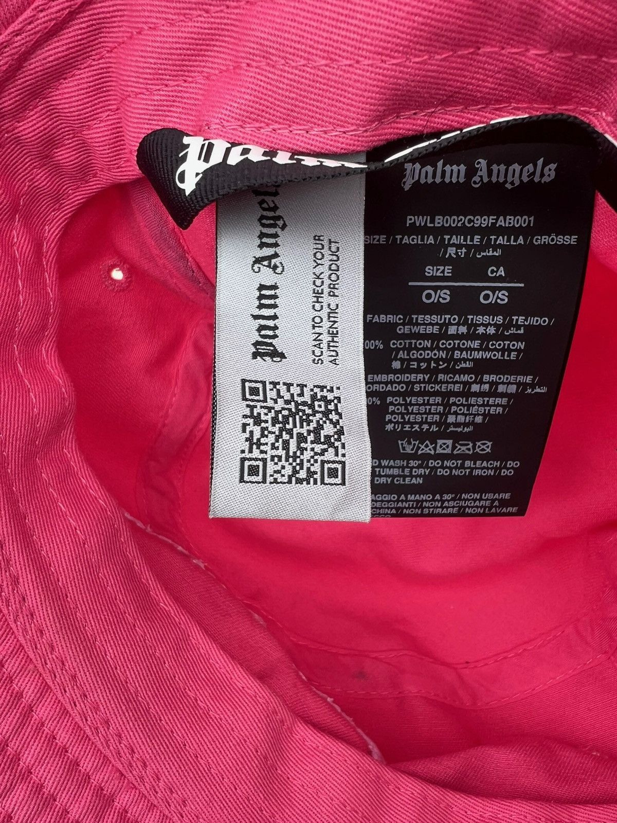 Palm Angels Palm Angels Bucket Hat Size ONE SIZE - 7 Thumbnail