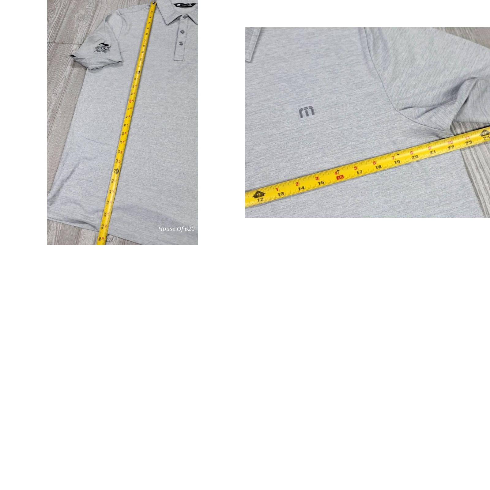 TravisMathew Travis Mathew Golf Polo Shirt Men L Heather Grey Short Sleeve Camouflage Cotton Blend Polo Golf Rugby Size US L / EU 52-54 / 3 - 8 Thumbnail