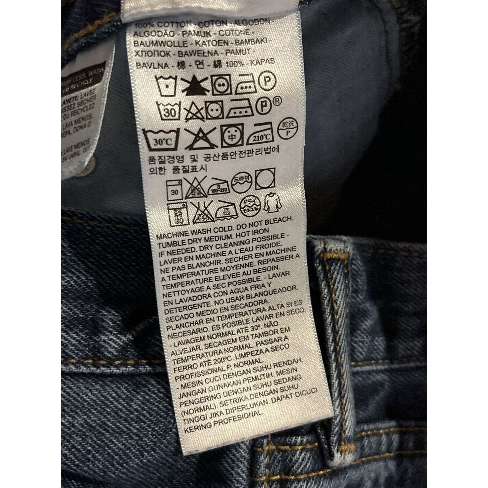 Levi's Levi's 505 Mens Jeans 31x30 Regular Fit Outdoor Medium Wash Size US 30 / EU 46 - 10 Thumbnail
